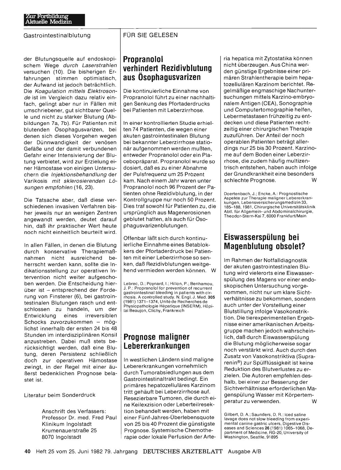 Vorschauseite 1: Prognose maligner Lebererkrankungen
