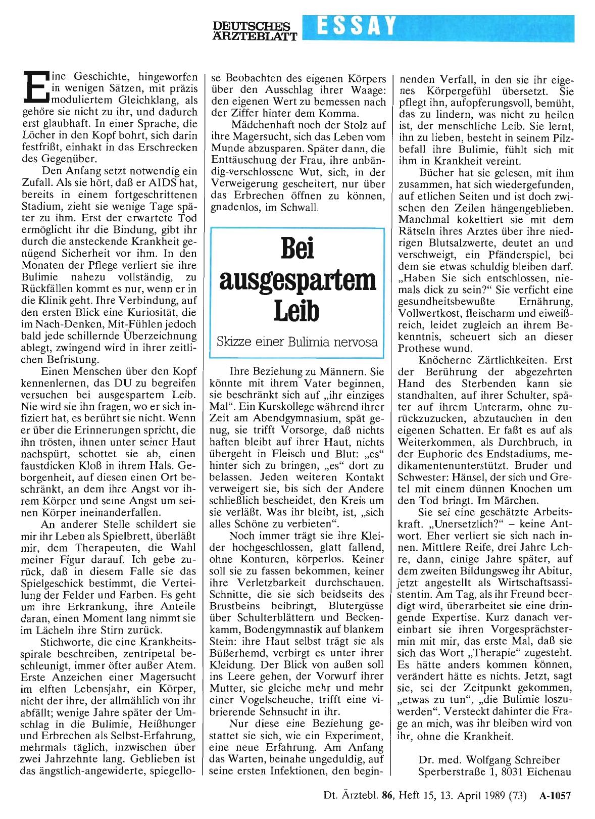 Vorschauseite 1: Bei ausgespartem Leib