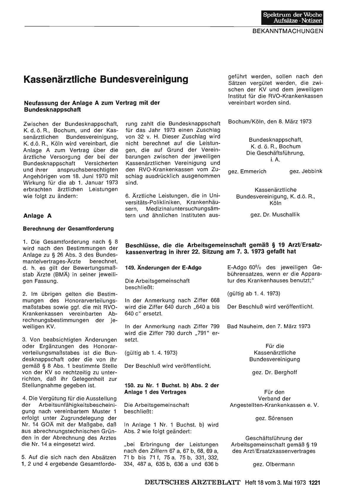 Vorschauseite 1: Kassenärztliche Bundesvereinigung