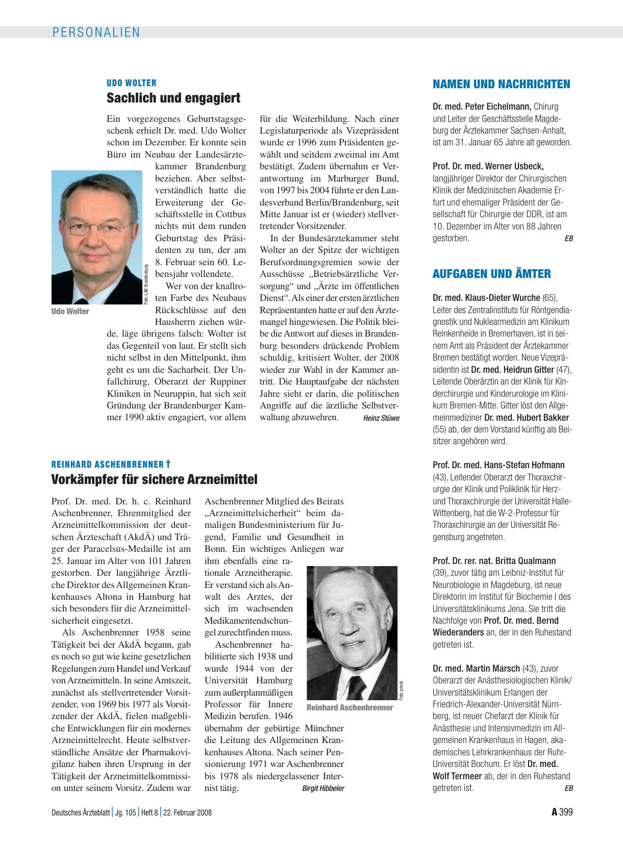 Vorschauseite 1: Aufgaben und Ämter