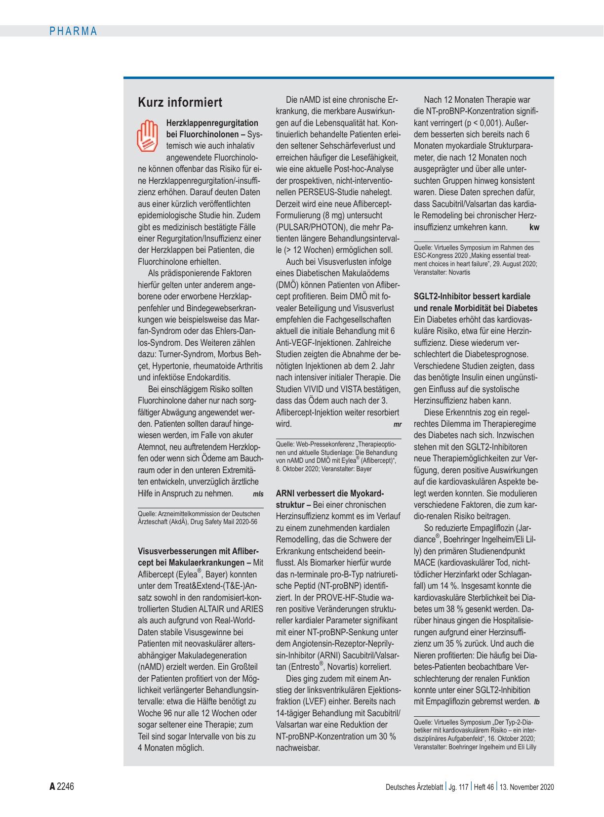 Vorschauseite 1: Kurz informiert