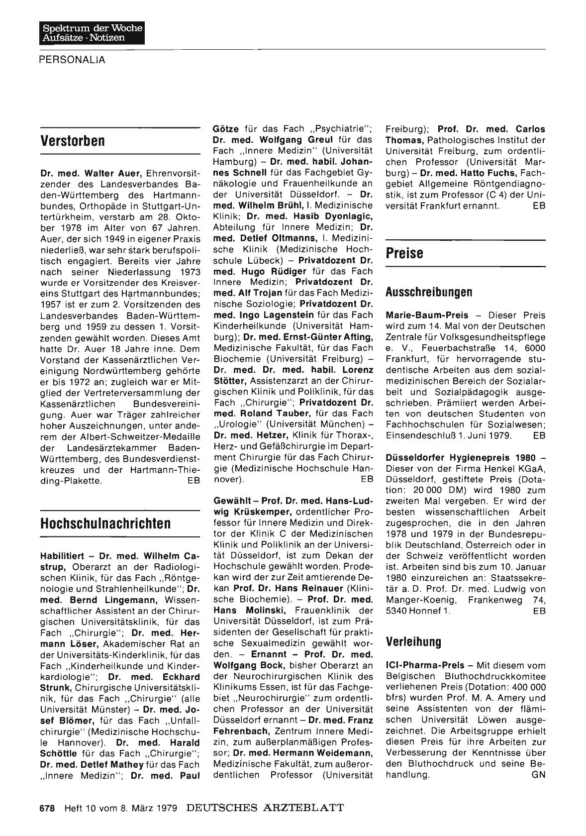 Vorschauseite 1: Verstorben