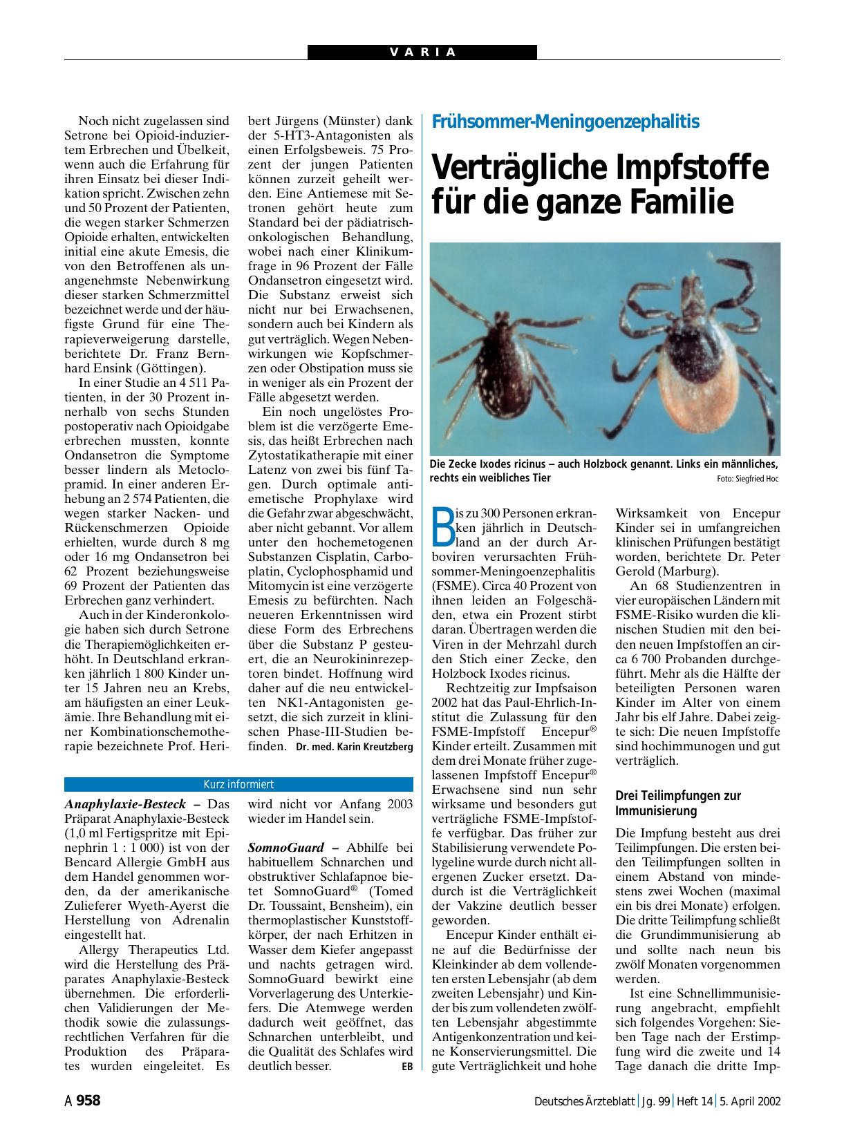 Vorschauseite 1: Kurz informiert