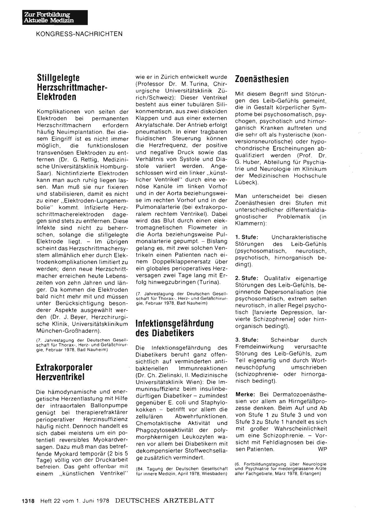 Vorschauseite 1: Stillgelegte Herzschrittmacher-Elektroden