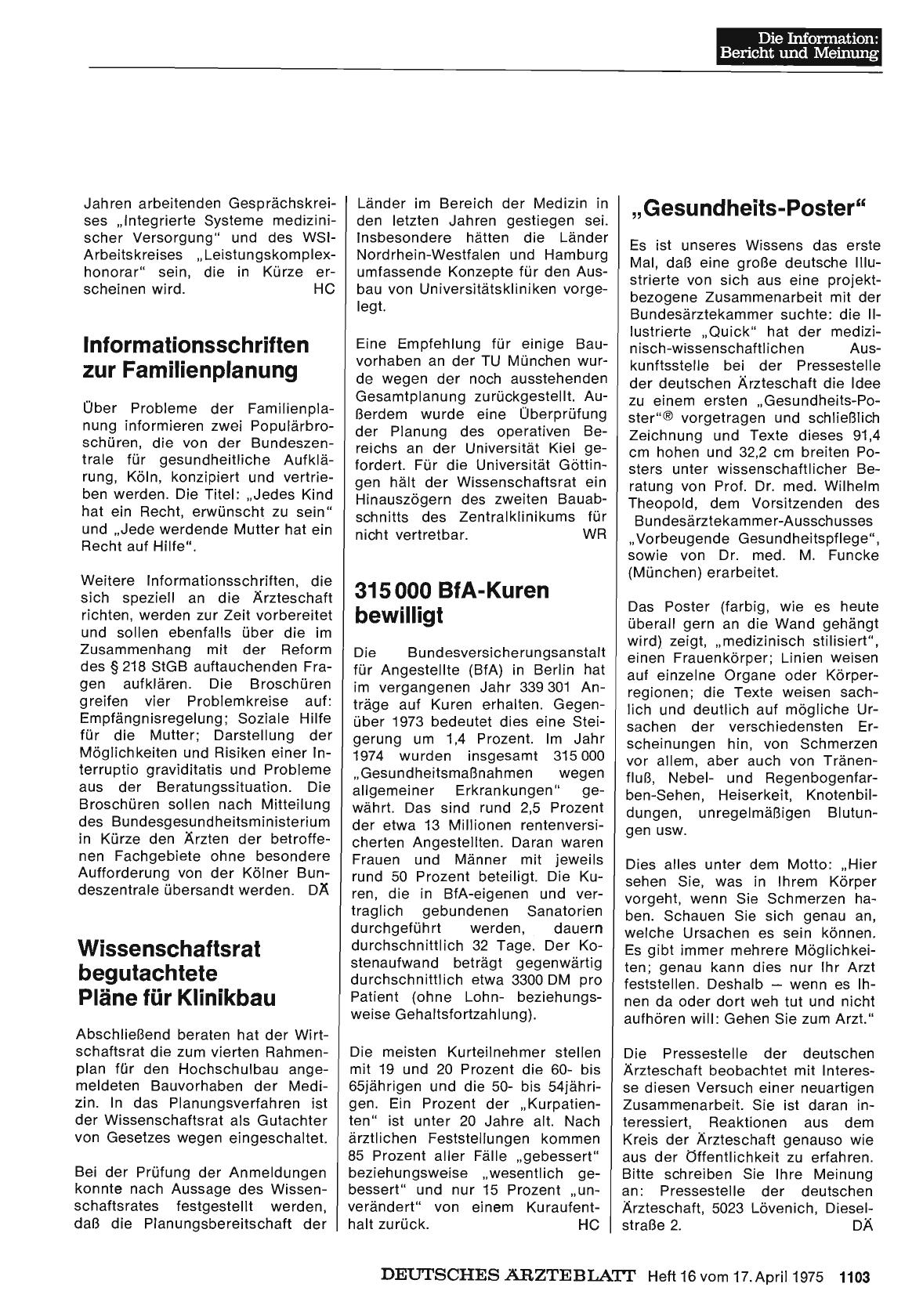 Vorschauseite 1: 315 000 BfA-Kuren bewilligt