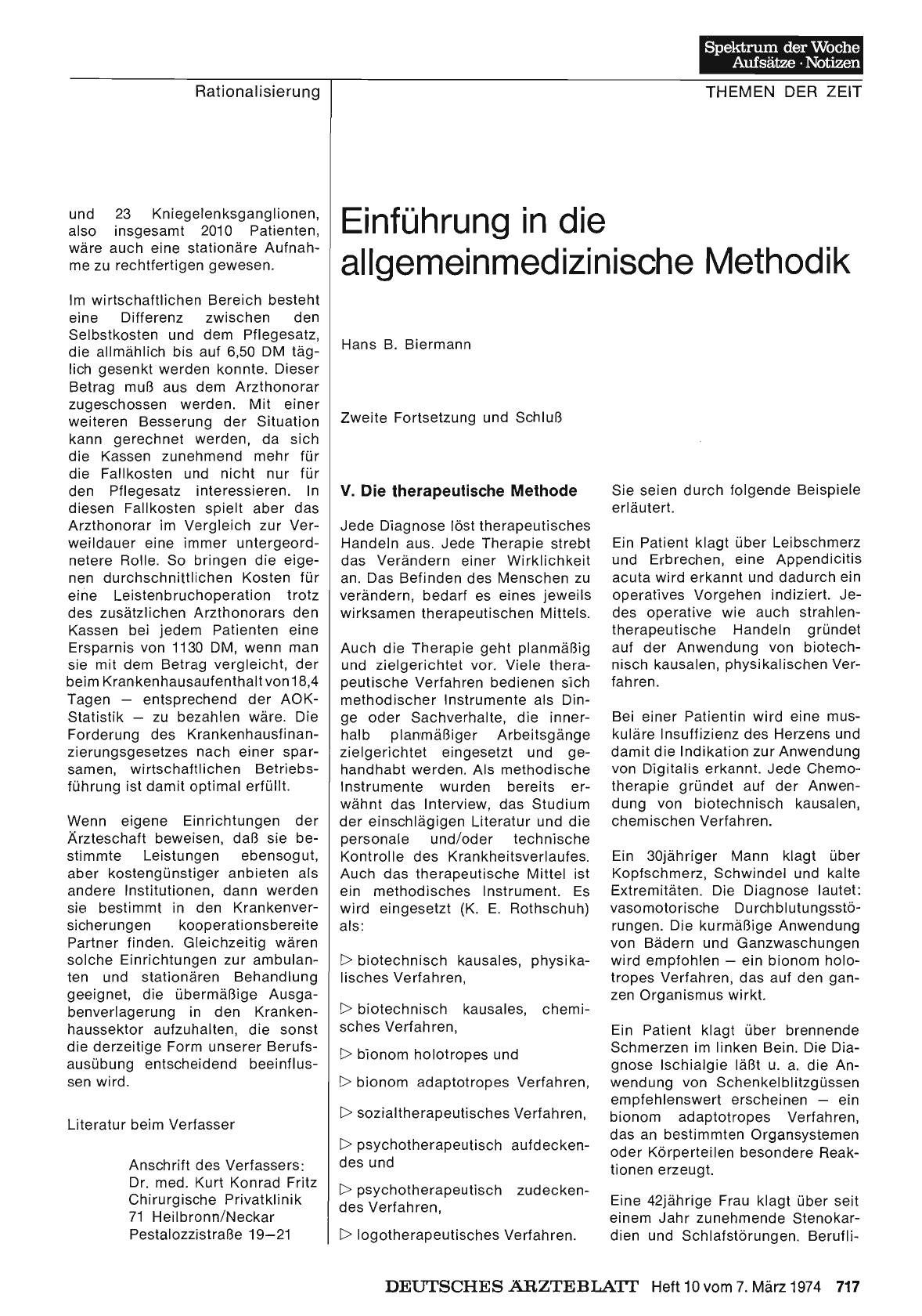 Vorschauseite 1: Einführung in die allgemeinmedizinische Methodik