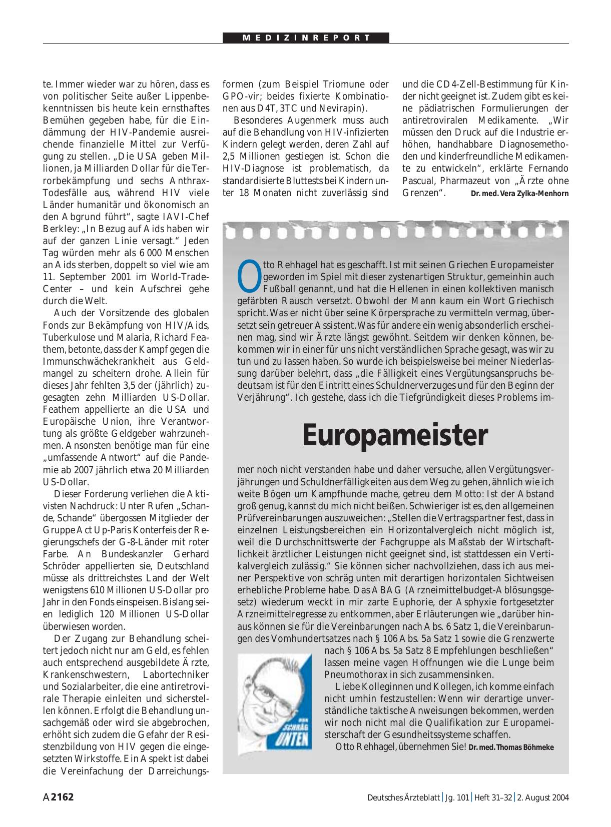 Vorschauseite 1: Europameister