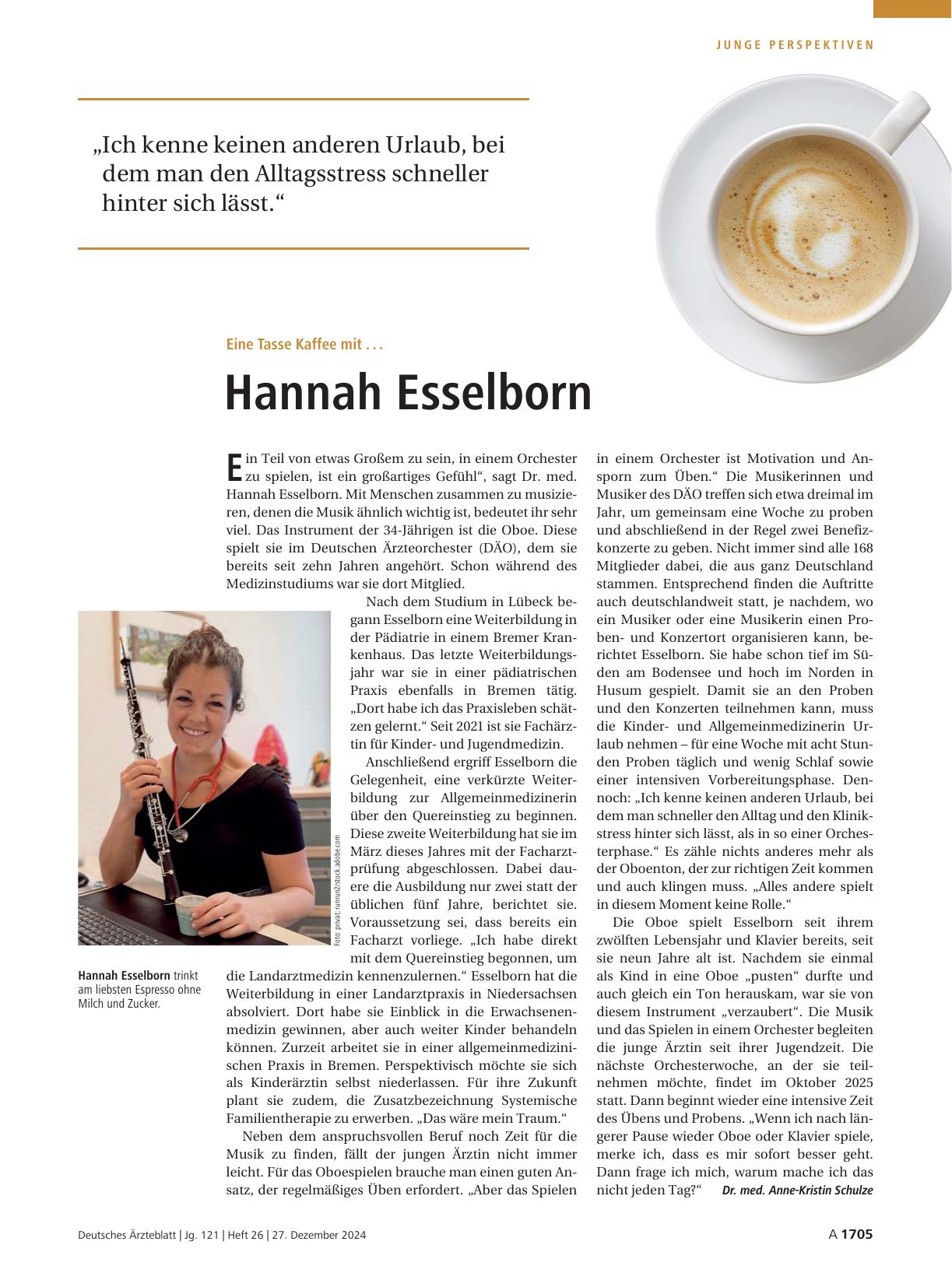 Vorschauseite 1: Eine Tasse Kaffee mit. .. : Hannah Esselborn