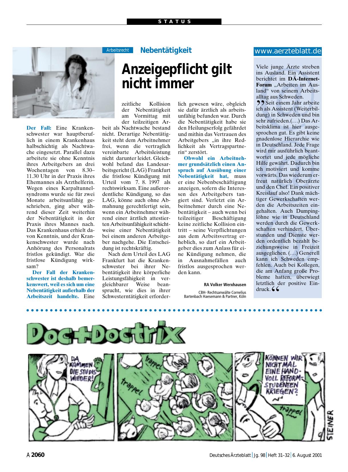 Vorschauseite 1: www. aerzteblatt. de
