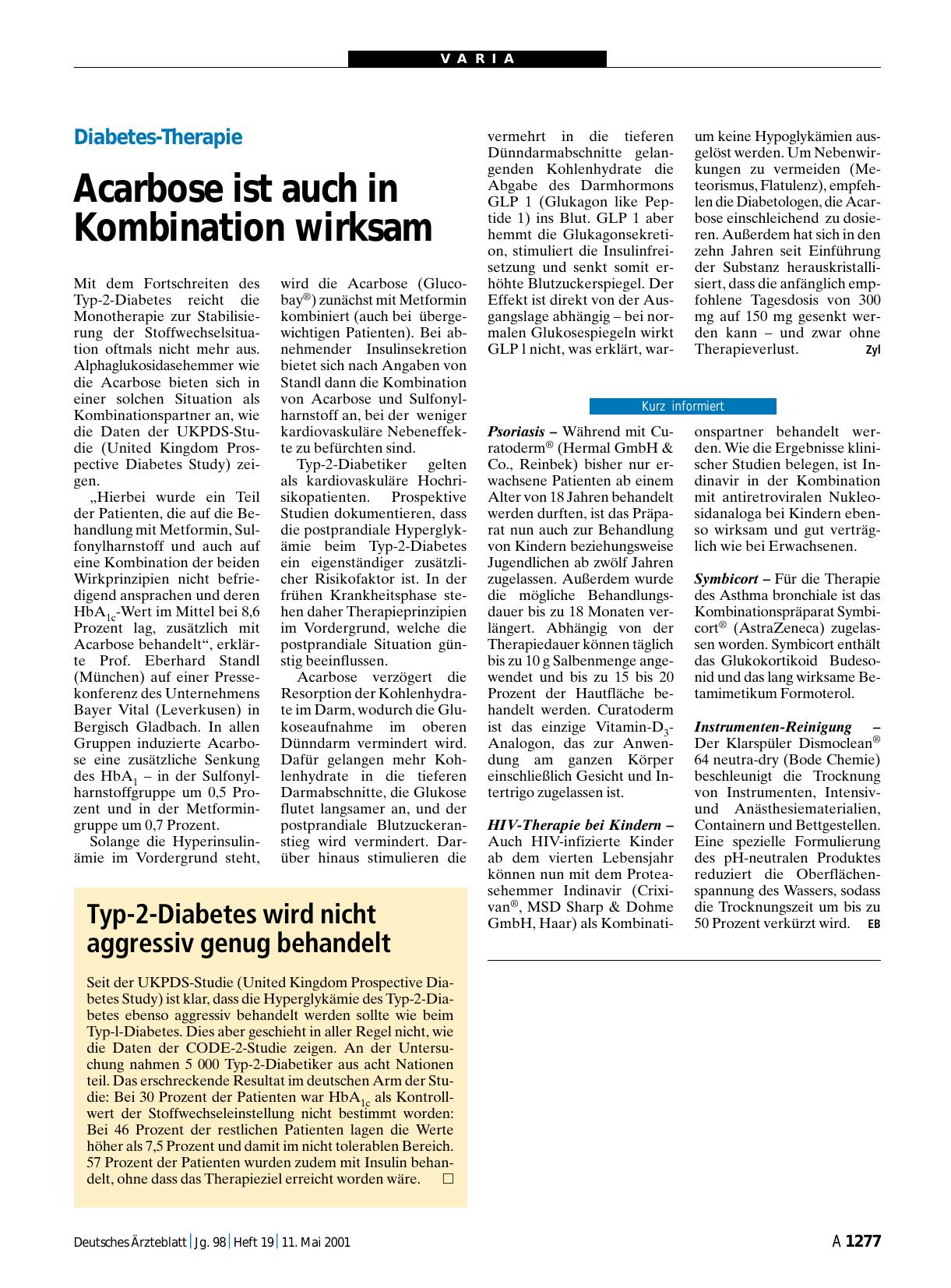Vorschauseite 1: Kurz informiert