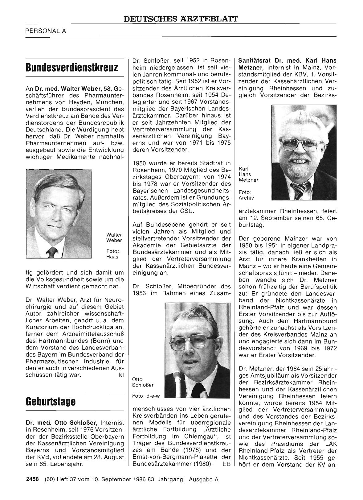 Vorschauseite 1: Bundesverdienstkreuz
