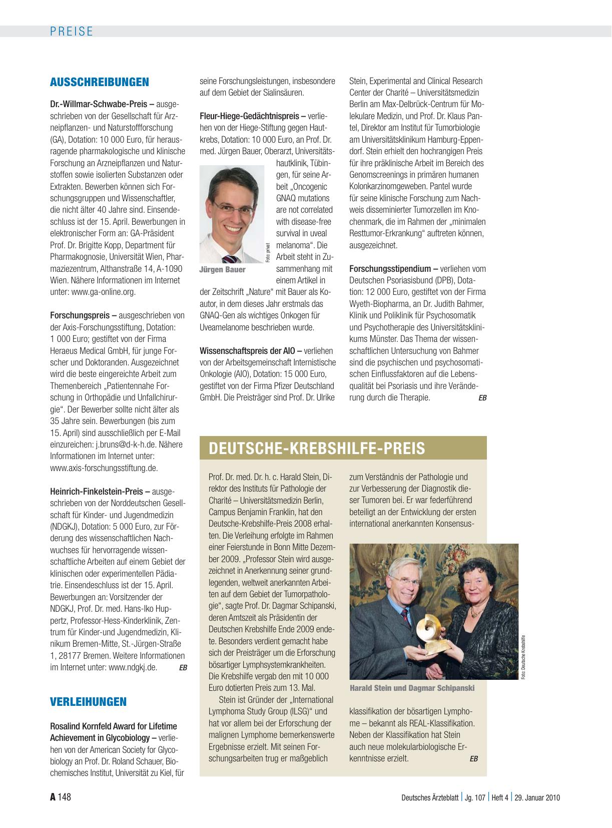 Vorschauseite 1: Ausschreibungen