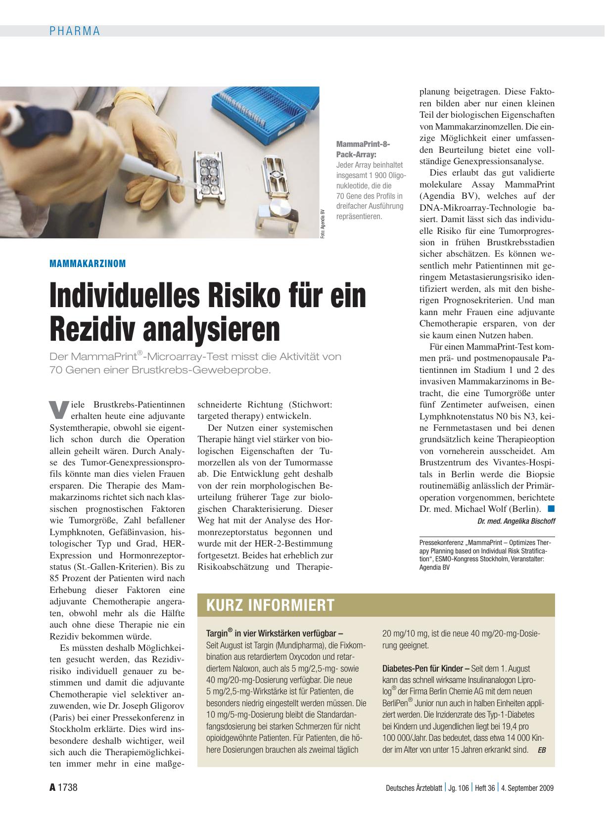 Vorschauseite 1: Kurz informiert
