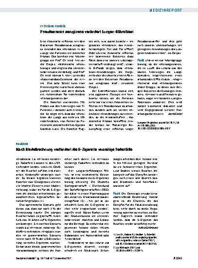 Vorschauseite 1: Zystische Fibrose: Pseudomonas aeruginosa verändert Lungen-Mikrobiom