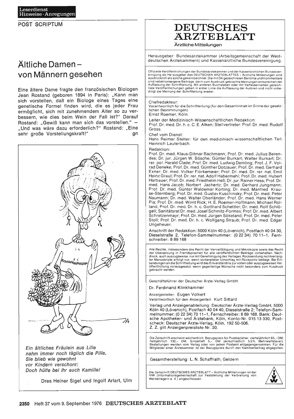 Vorschauseite 1: Ältliche Damen - von Männern gesehen