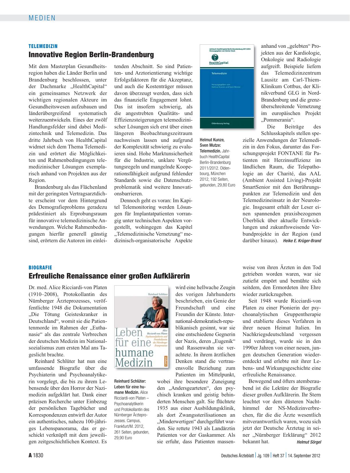 Vorschauseite 1: Biografie: Erfreuliche Renaissance einer großen Aufklärerin