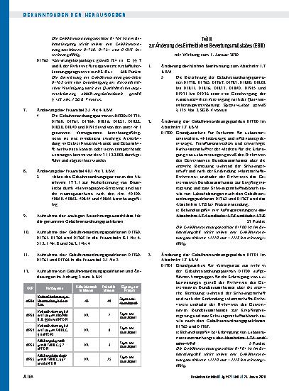Vorschauseite 6: Beschluss des Bewertungsausschusses nach § 87 Abs. 1 Satz 1 SGB V in seiner 455. Sitzung am 11. Dezember 2019: Teil A, Teil B, Teil C, Teil D, Teil E, Teil F