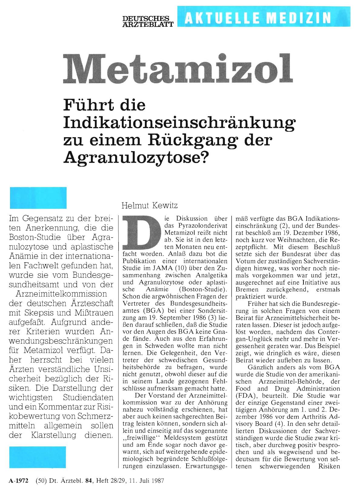 Vorschauseite 1: Metamizol