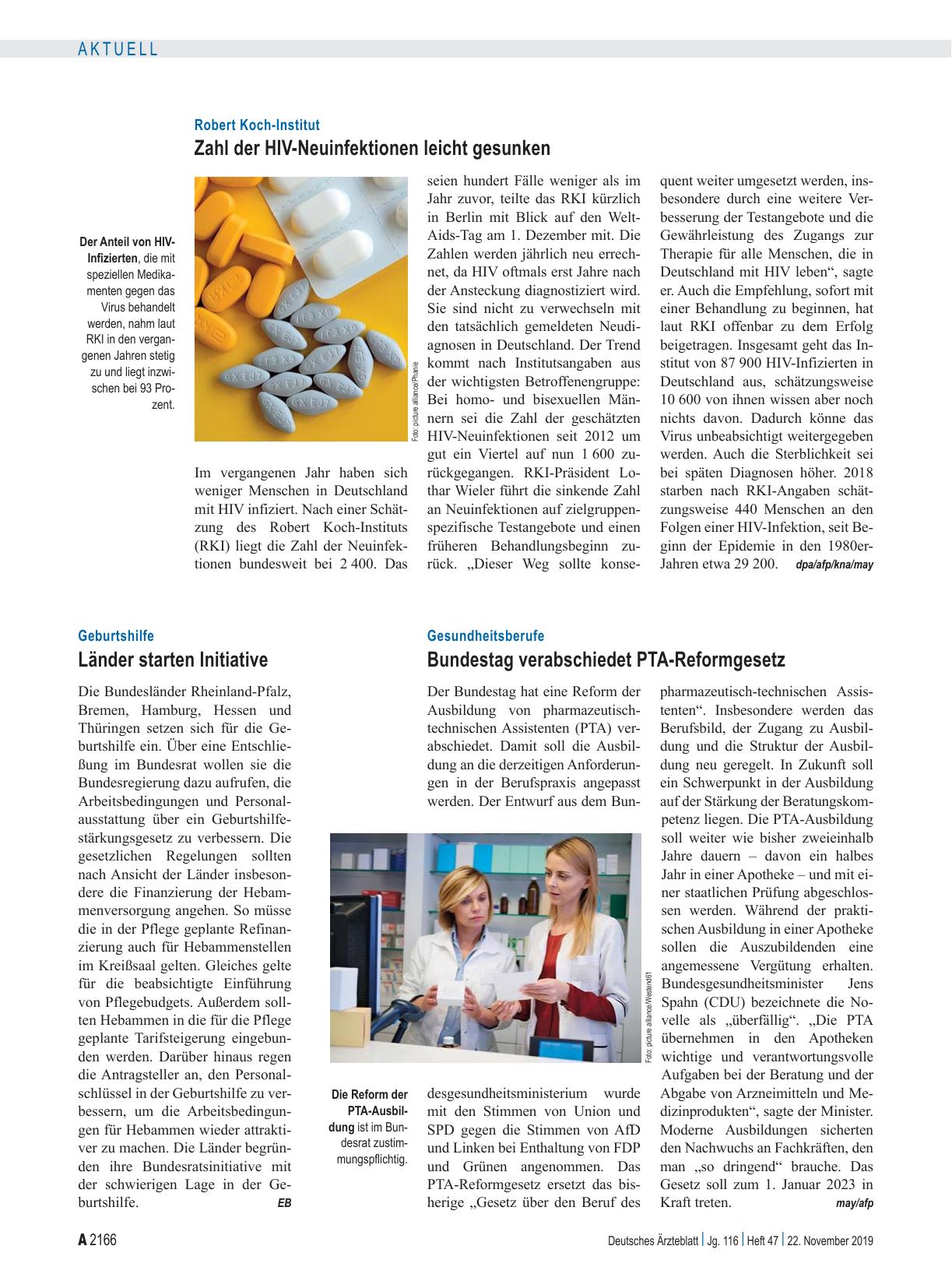 Vorschauseite 1: Geburtshilfe: Länder starten Initiative