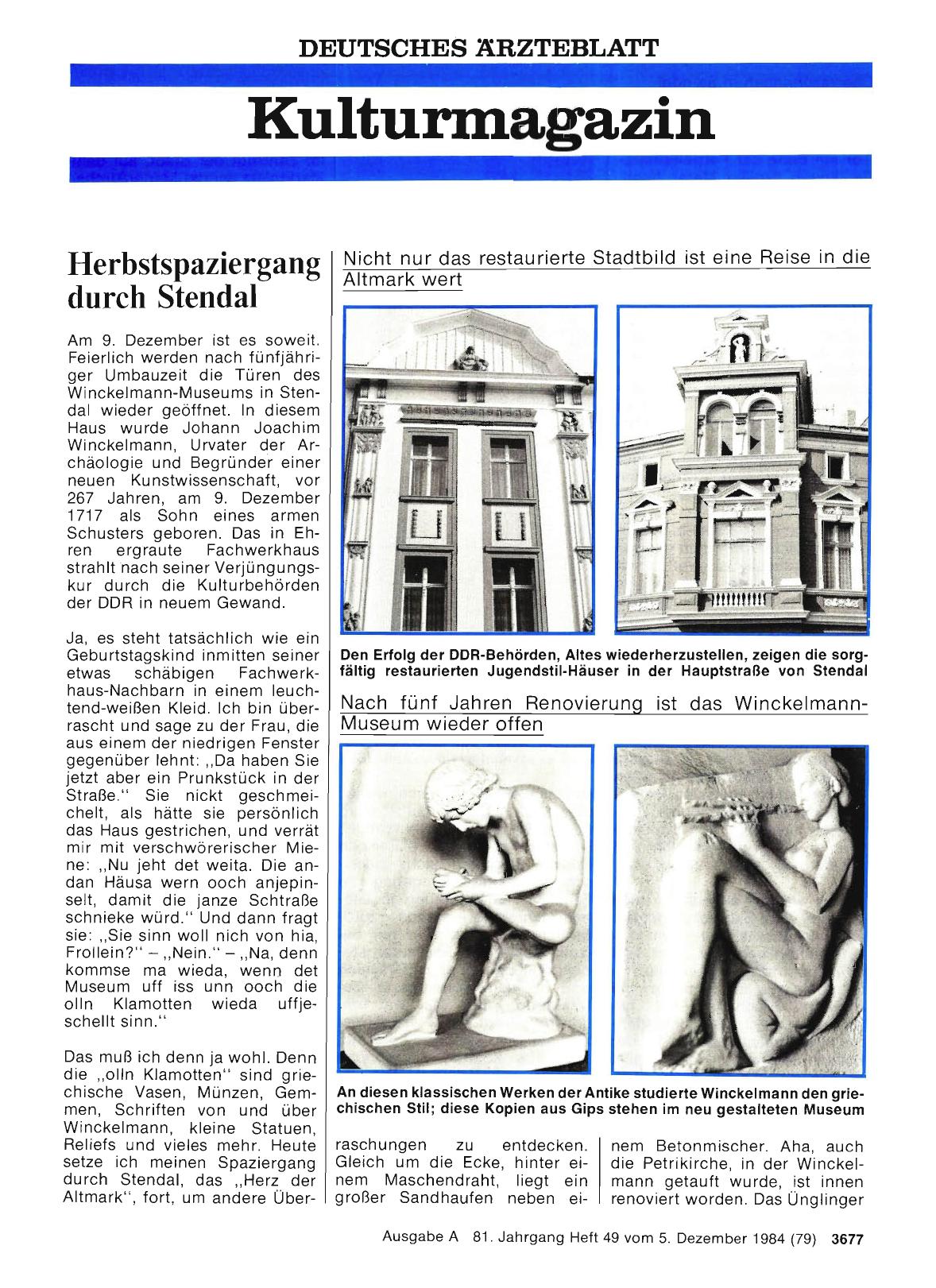 Vorschauseite 1: Herbstspaziergang durch Stendal