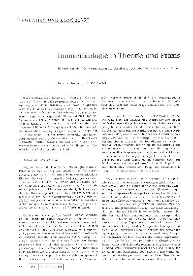 Vorschauseite 1: Immunbiologie in Theorie und Praxis