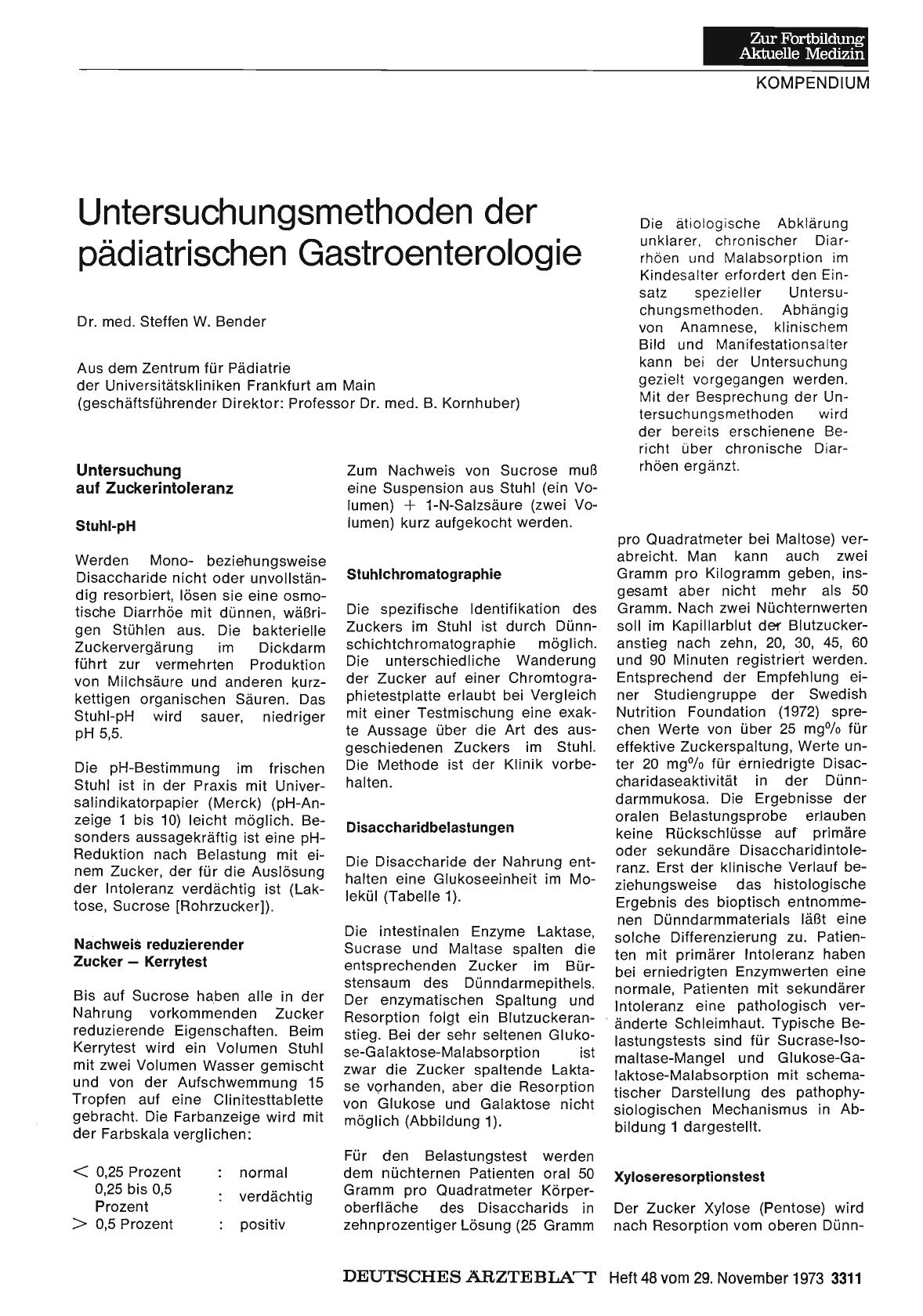 Vorschauseite 1: Untersuchungsmethoden der pädiatrischen Gastroenterologie