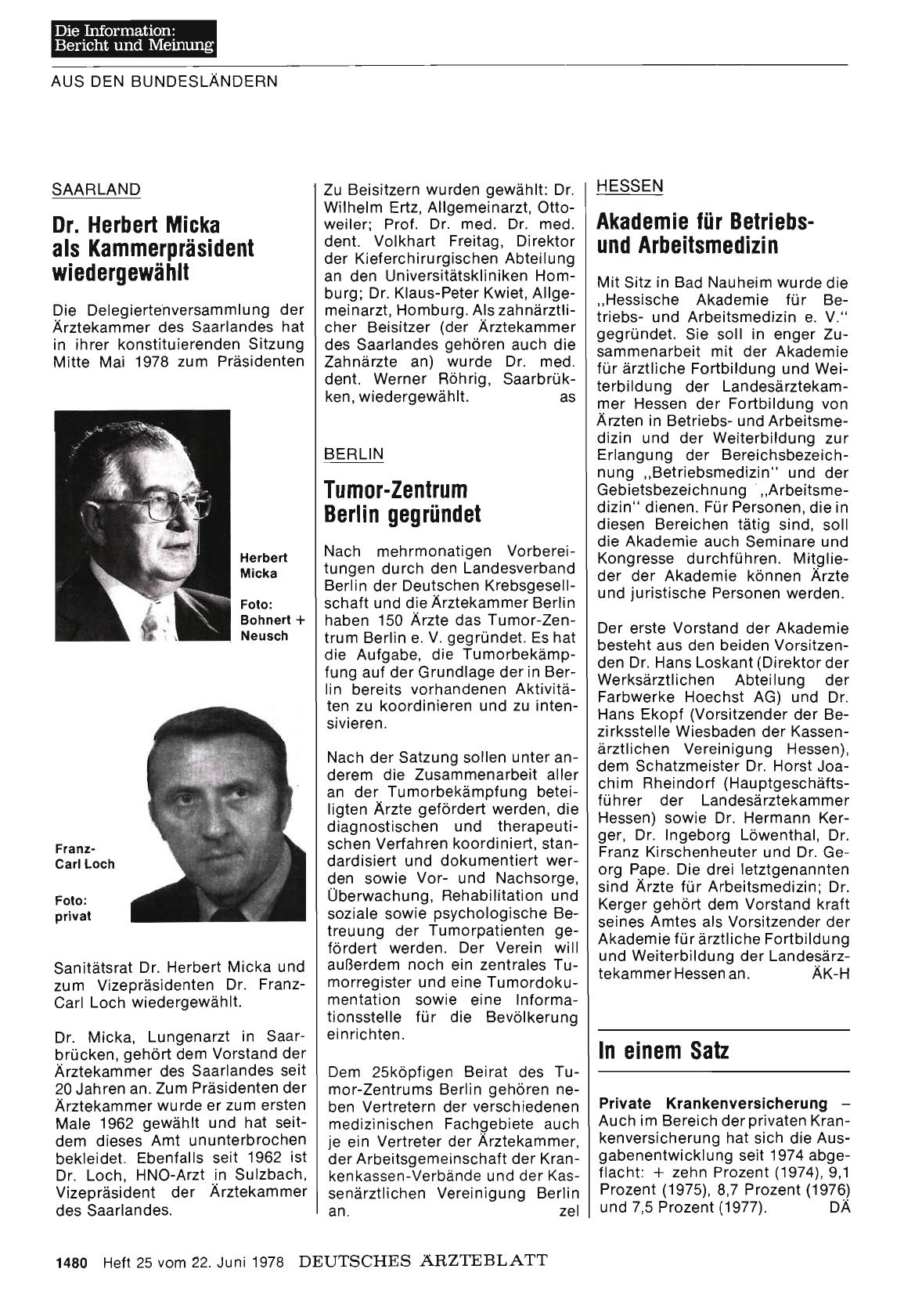 Vorschauseite 1: Berlin: Tumor-Zentrum Berlin gegründet