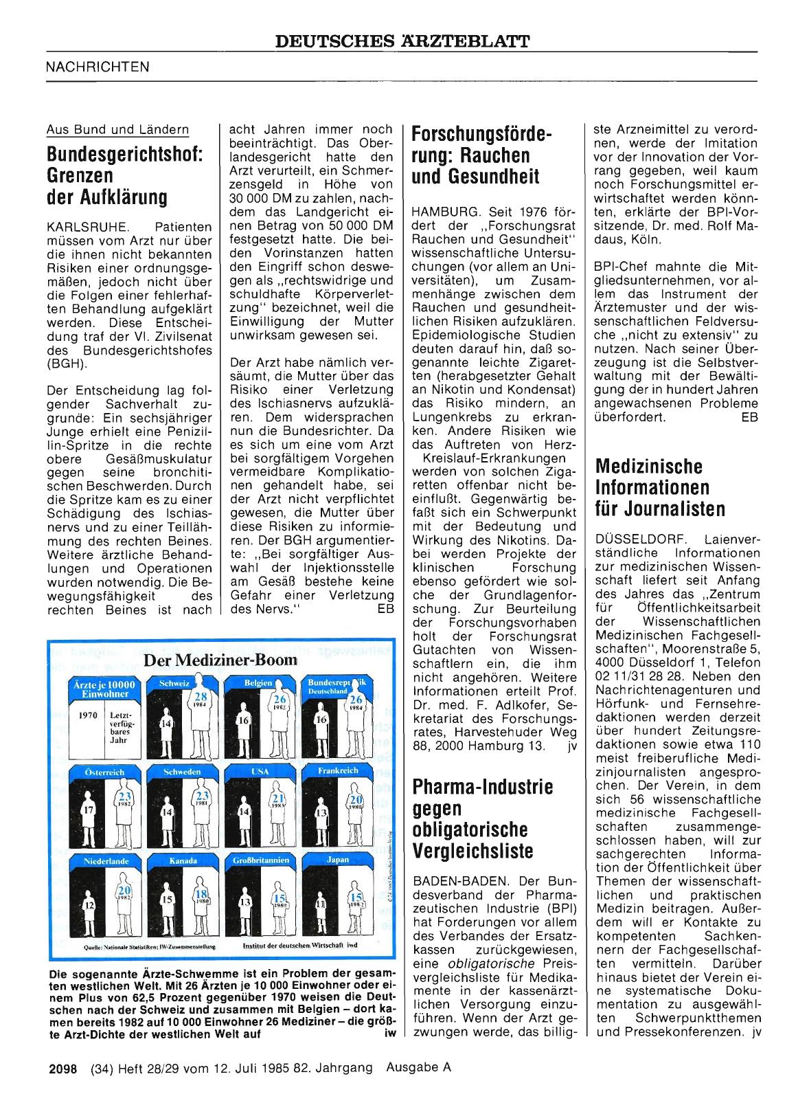 Vorschauseite 1: Der Mediziner-Boom
