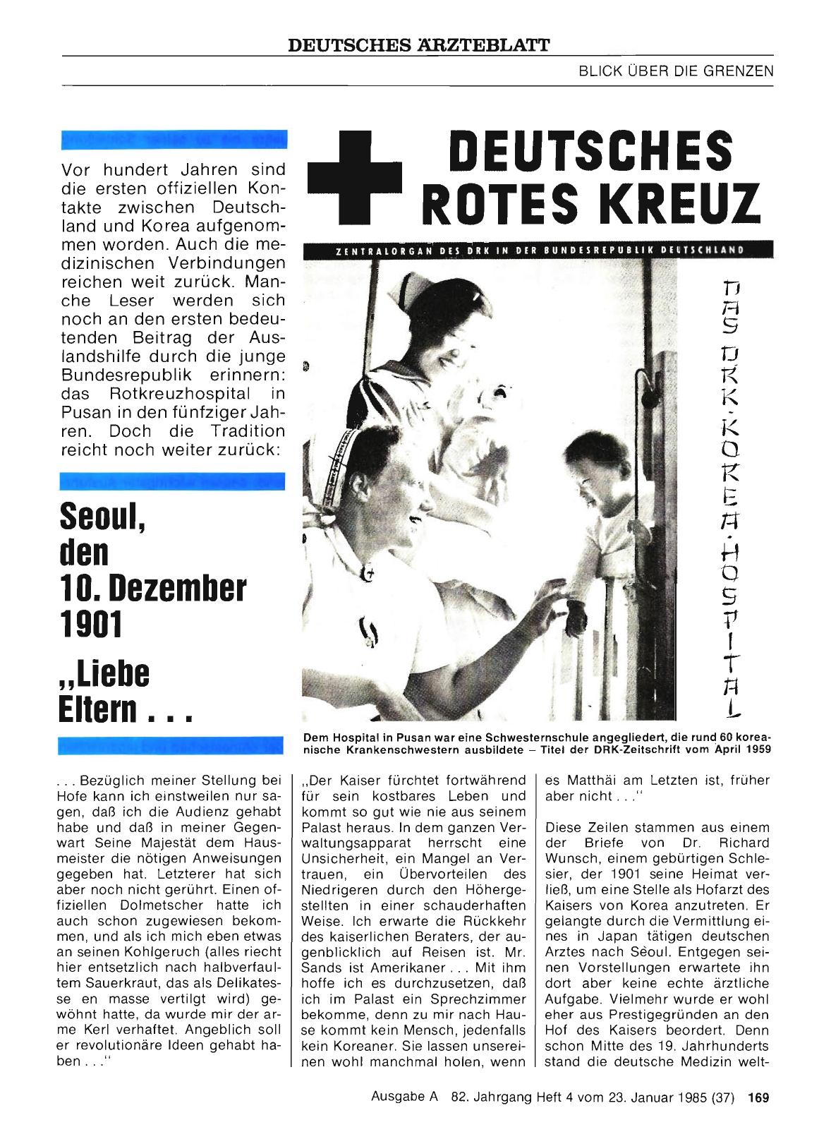 Vorschauseite 1: Seoul, den 10. Dezember 1901 „Liebe Eltern. .. “