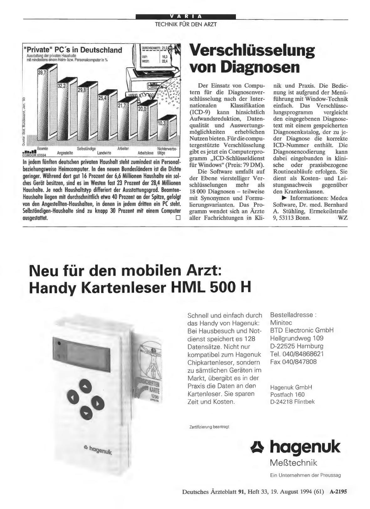 Vorschauseite 1: Verschlüsselung von Diagnosen