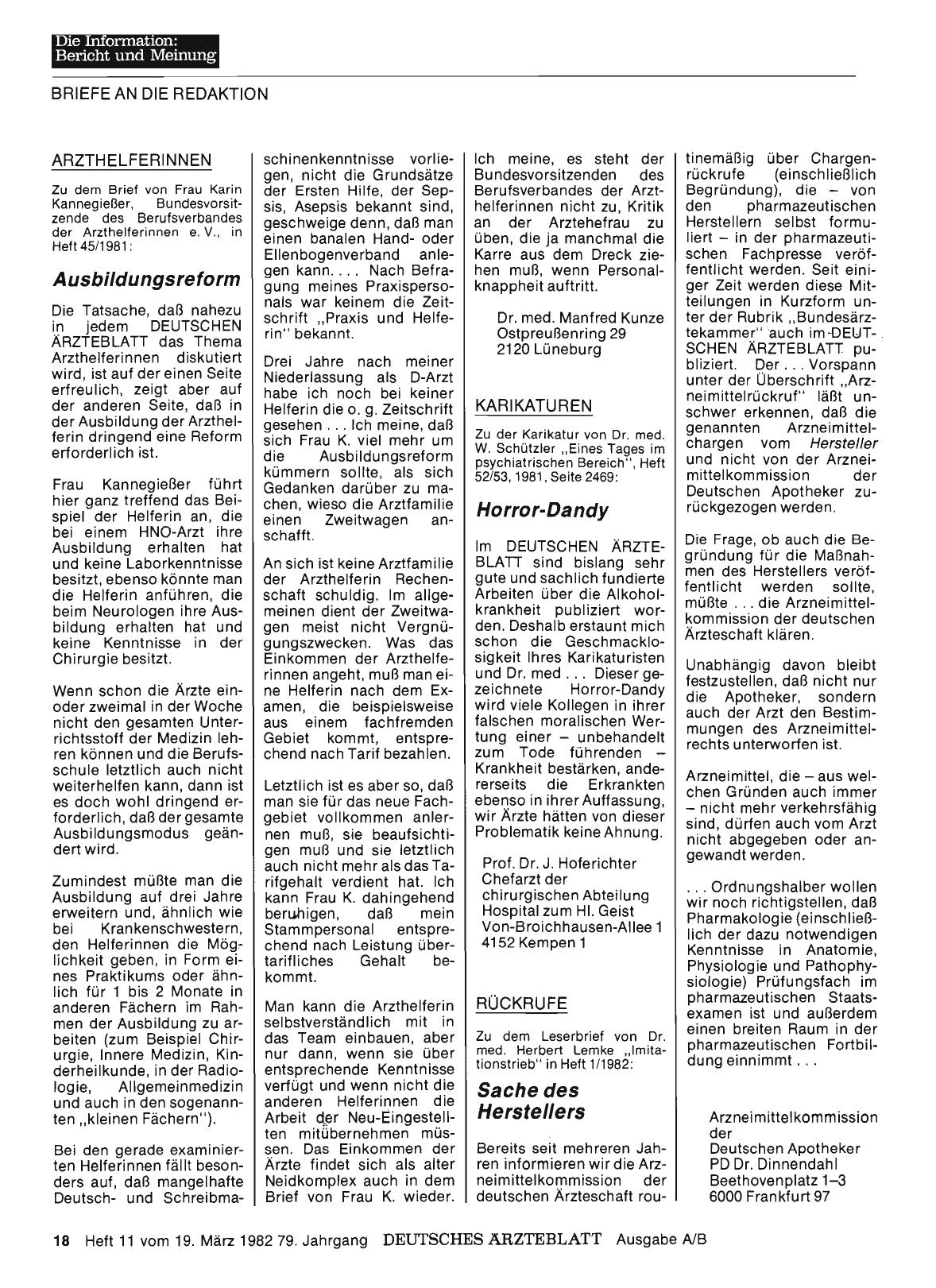 Vorschauseite 1: KARIKATUREN: Horror-Dandy