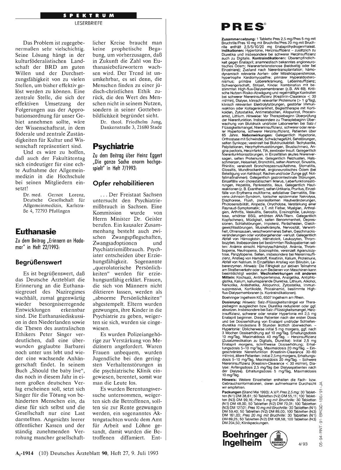 Vorschauseite 1: Psychiatrie: Opfer rehabilitieren