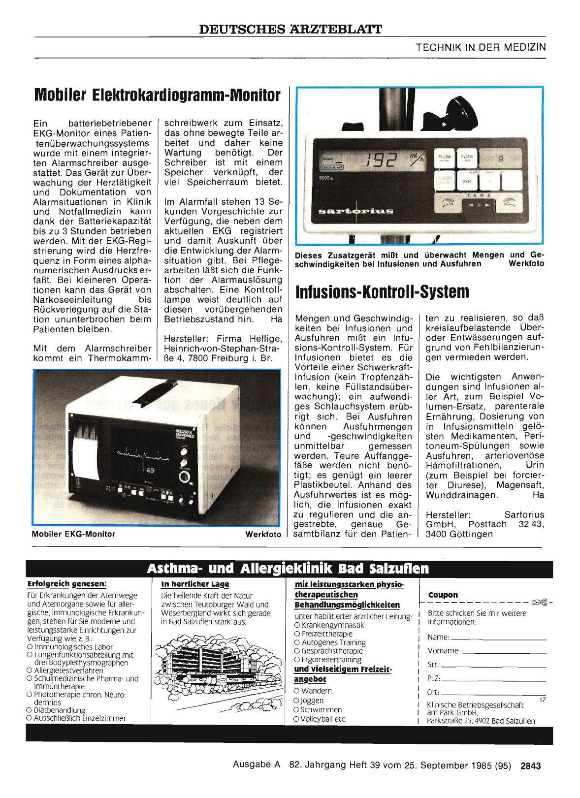 Vorschauseite 1: Infusions-Kontroll-System