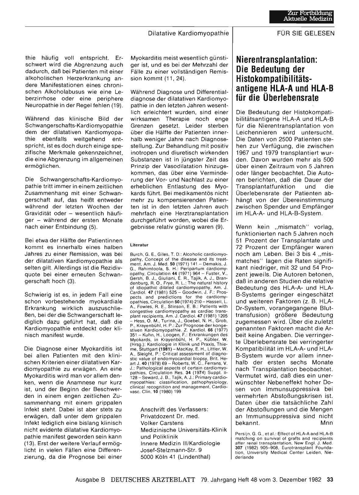 Vorschauseite 1: Nierentransplantation: Die Bedeutung der Histokompatibilitätsantigene HLA-A und HLA-B für die Überlebensrate