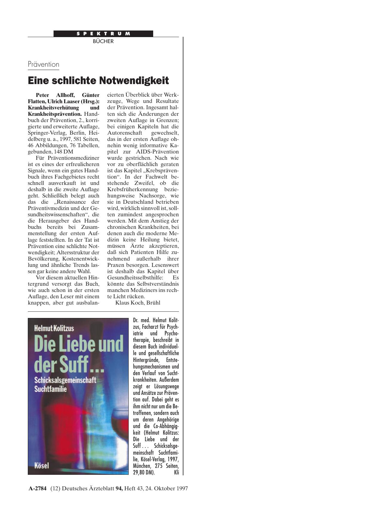 Vorschauseite 1: Krankheitsverhütung und Krankheitsprävention