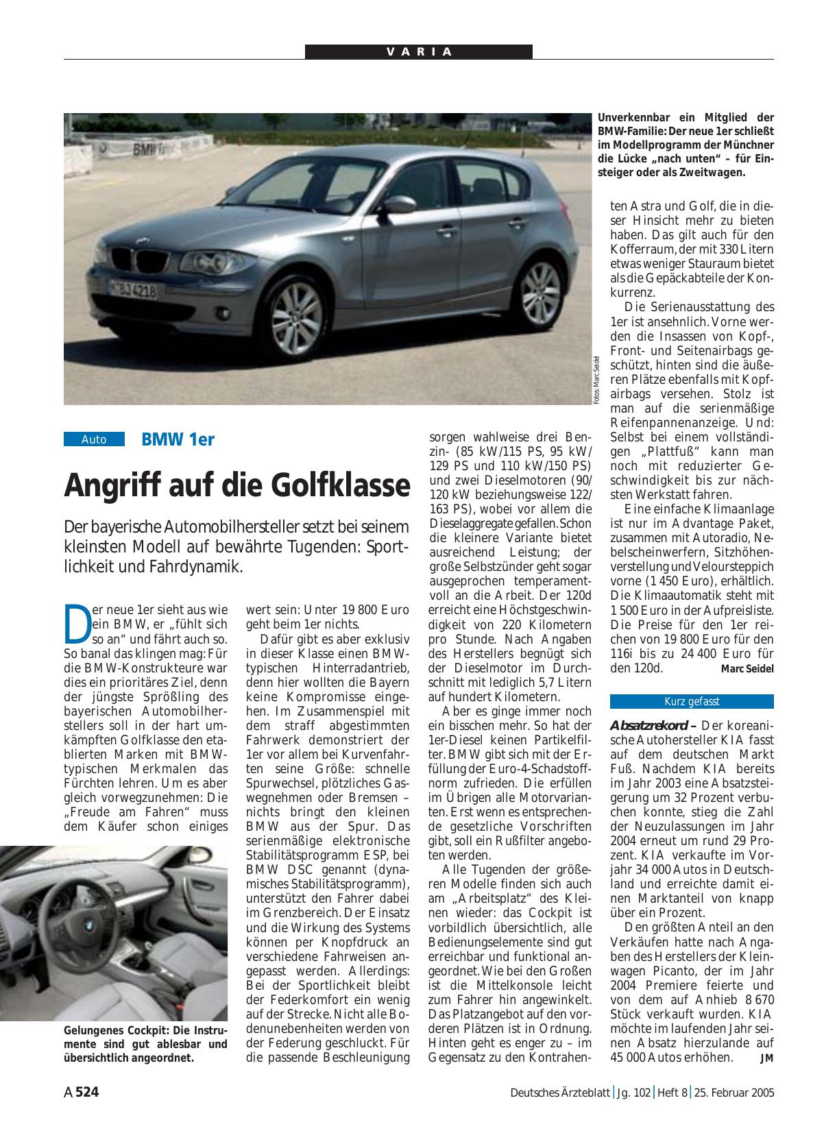 Vorschauseite 1: Kurz gefasst: Absatzrekord