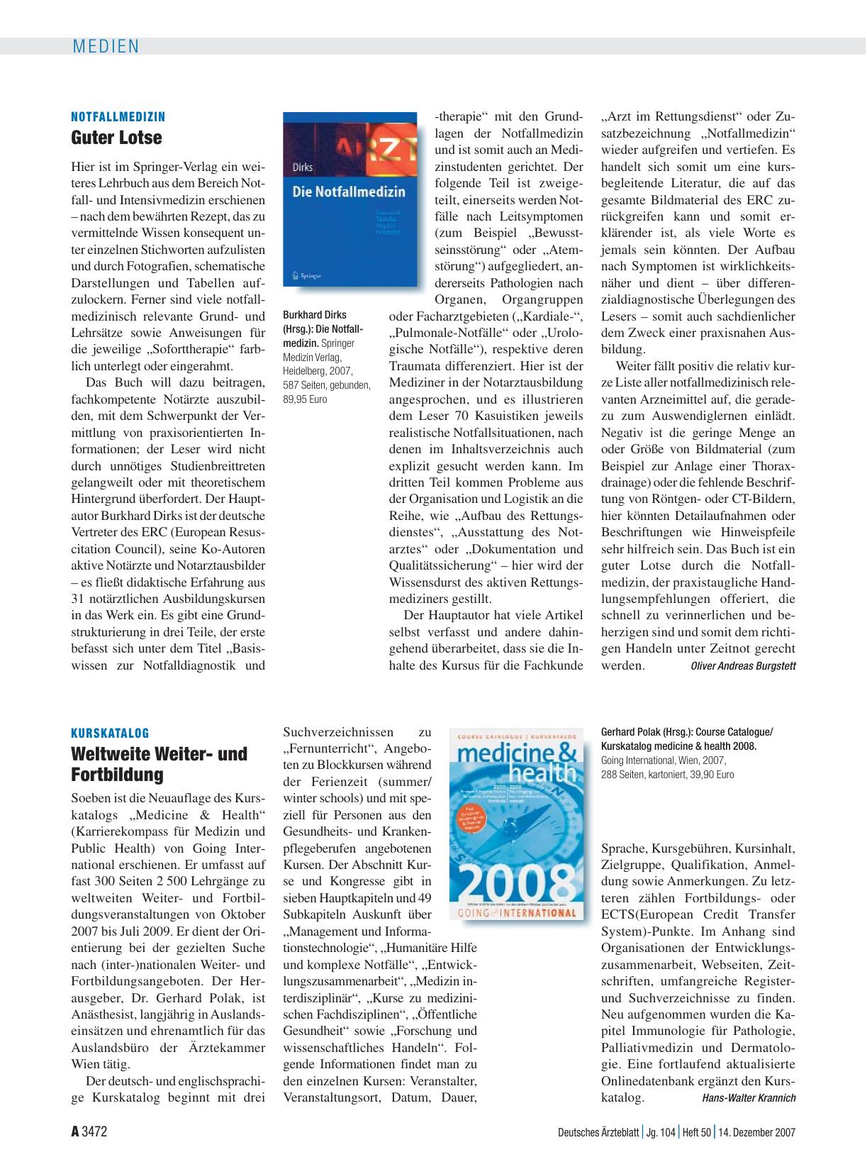 Vorschauseite 1: Kurskatalog: Weltweite Weiterund Fortbildung