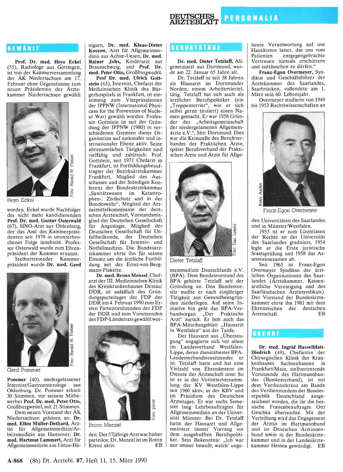 Vorschauseite 1: Geehrt