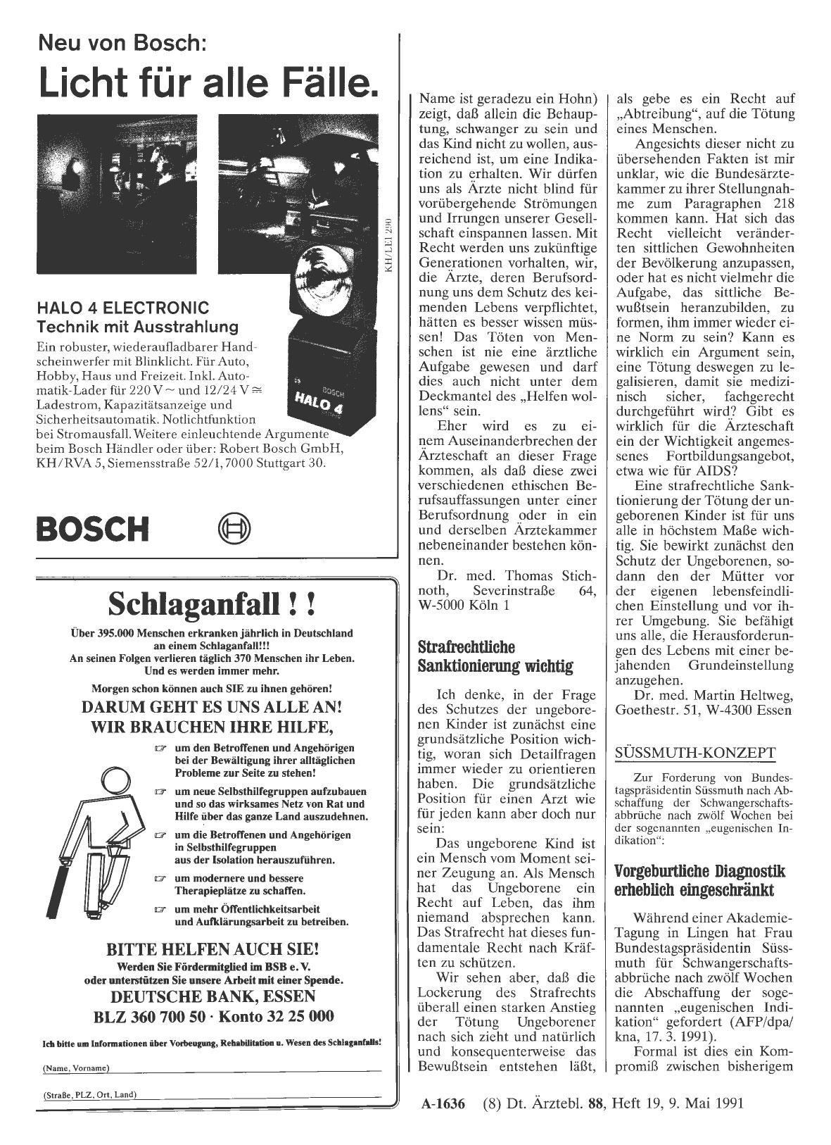 Vorschauseite 1: PARAGRAPH 218: Strafrechtliche Sanktionierung wichtig