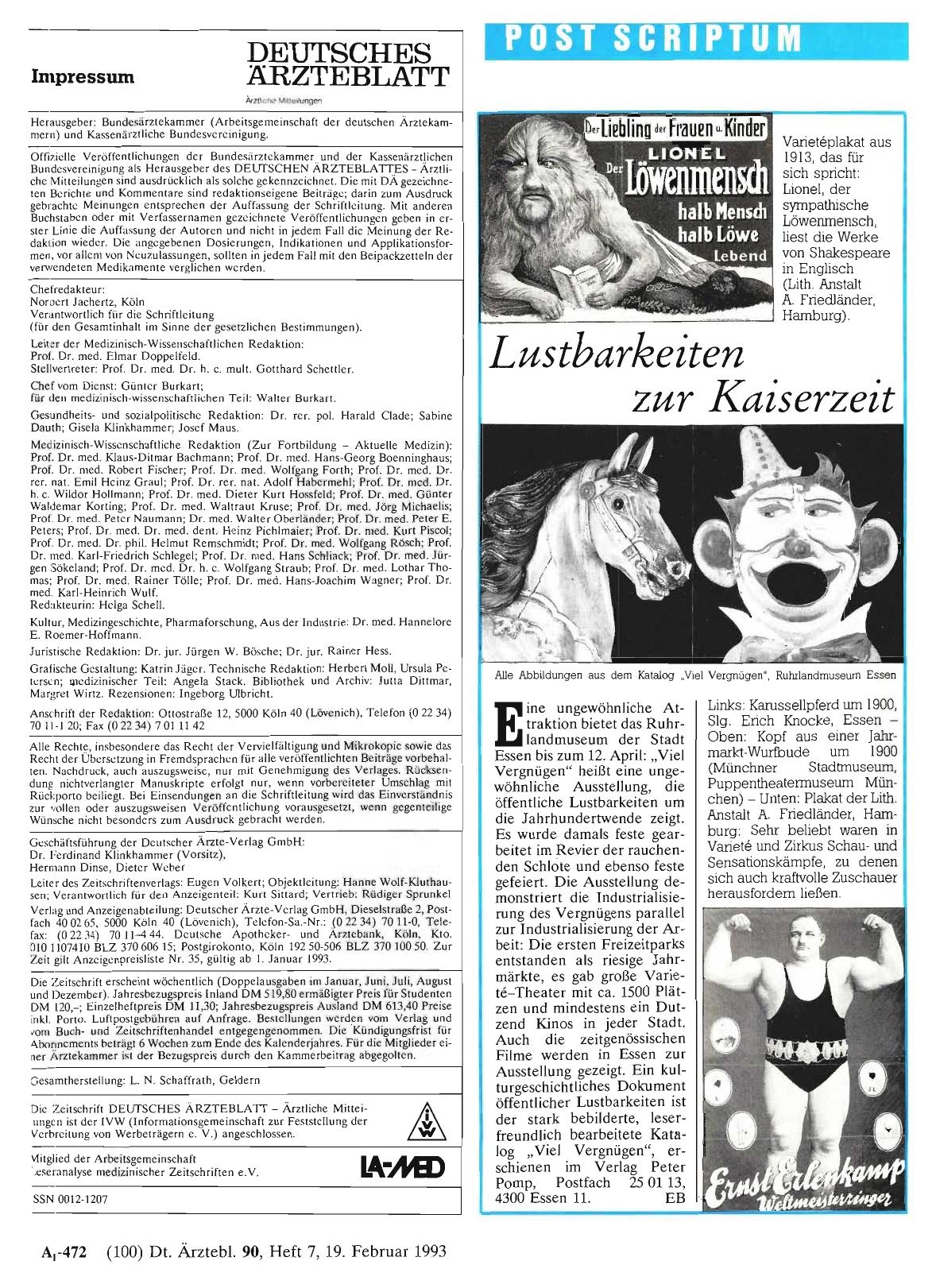 Vorschauseite 1: Lustbarkeiten zur Kaiserzeit