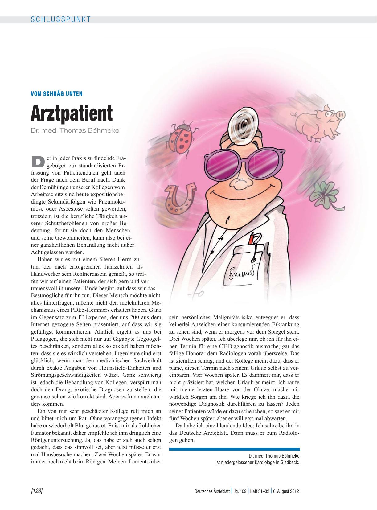 Vorschauseite 1: Von Schräg unten: Arztpatient