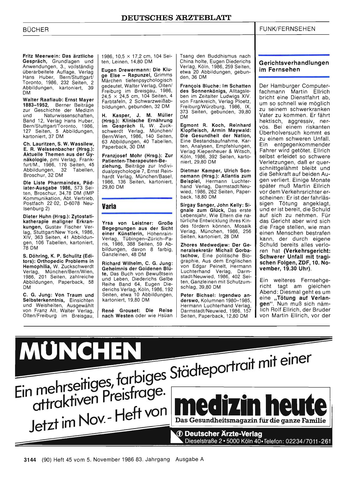 Vorschauseite 1: Gerichtsverhandlungen im Fernsehen