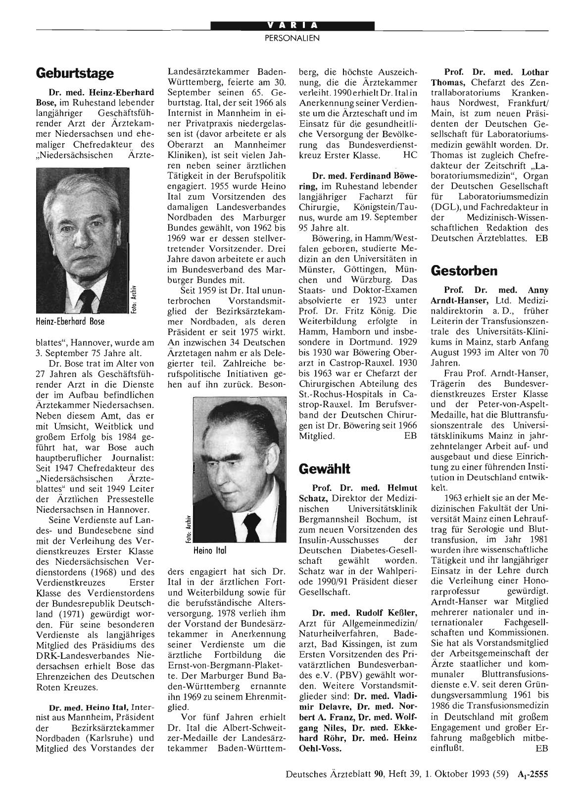 Vorschauseite 1: Geburtstage
