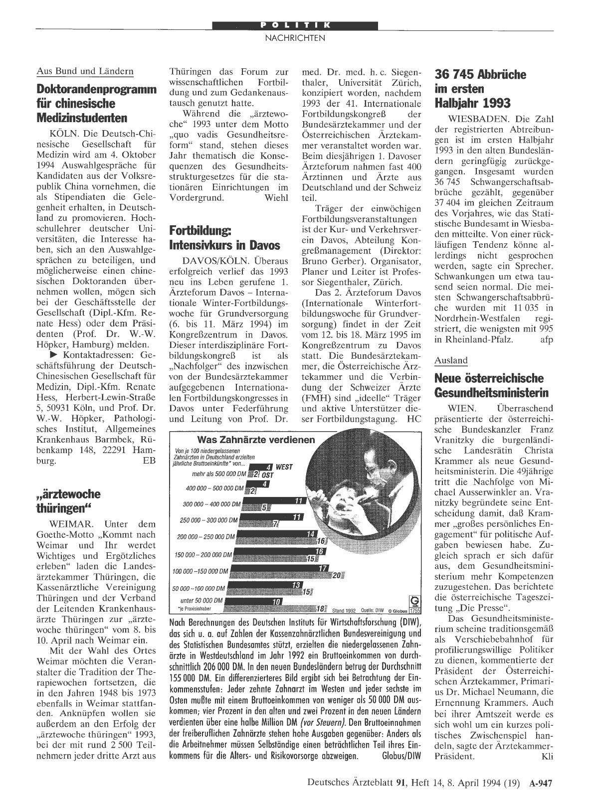 Vorschauseite 1: ! “ärztewoche thüringen“