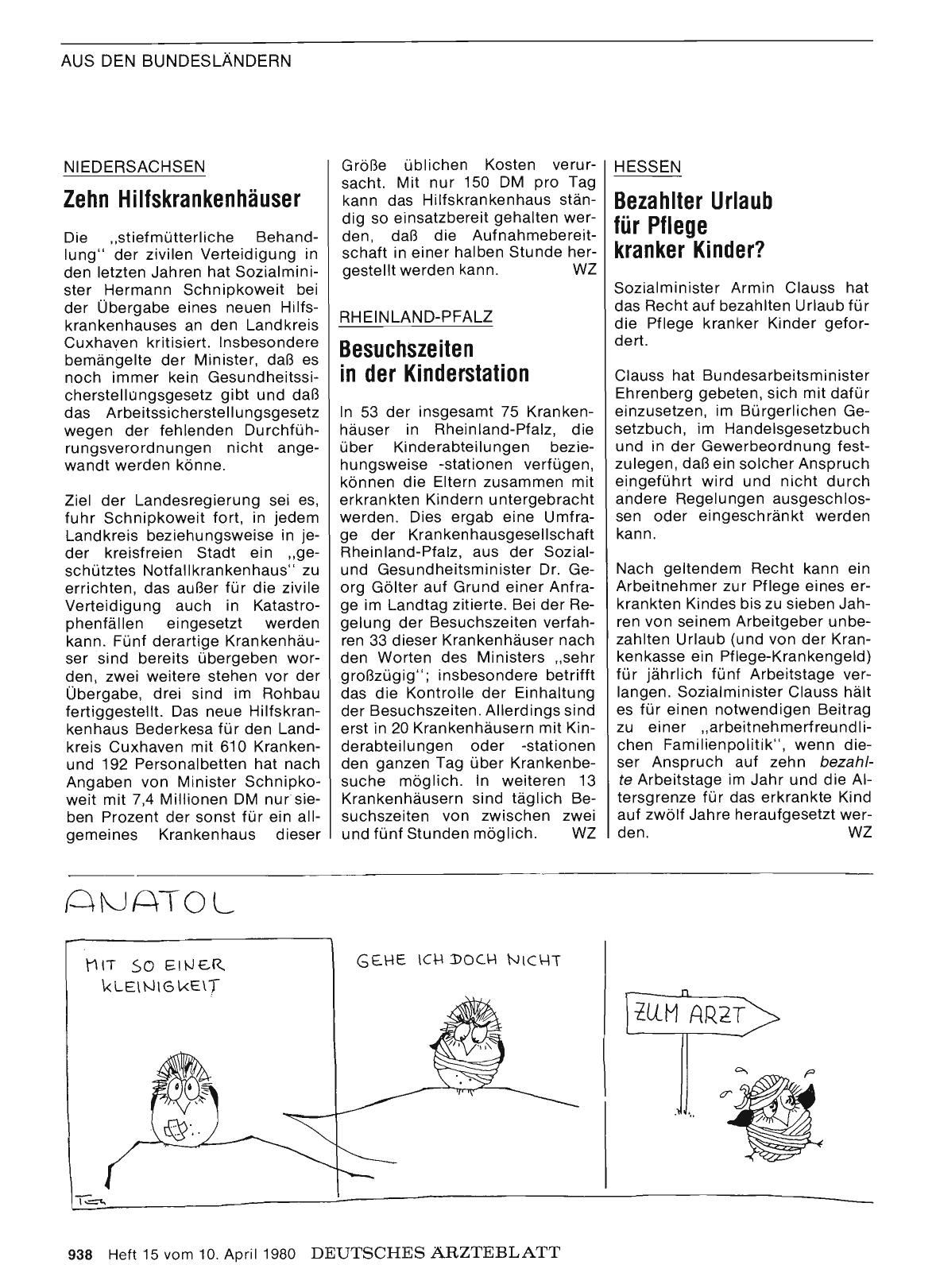 Vorschauseite 1: Rheinland-Pfalz: Besuchszeiten in der Kinderstation