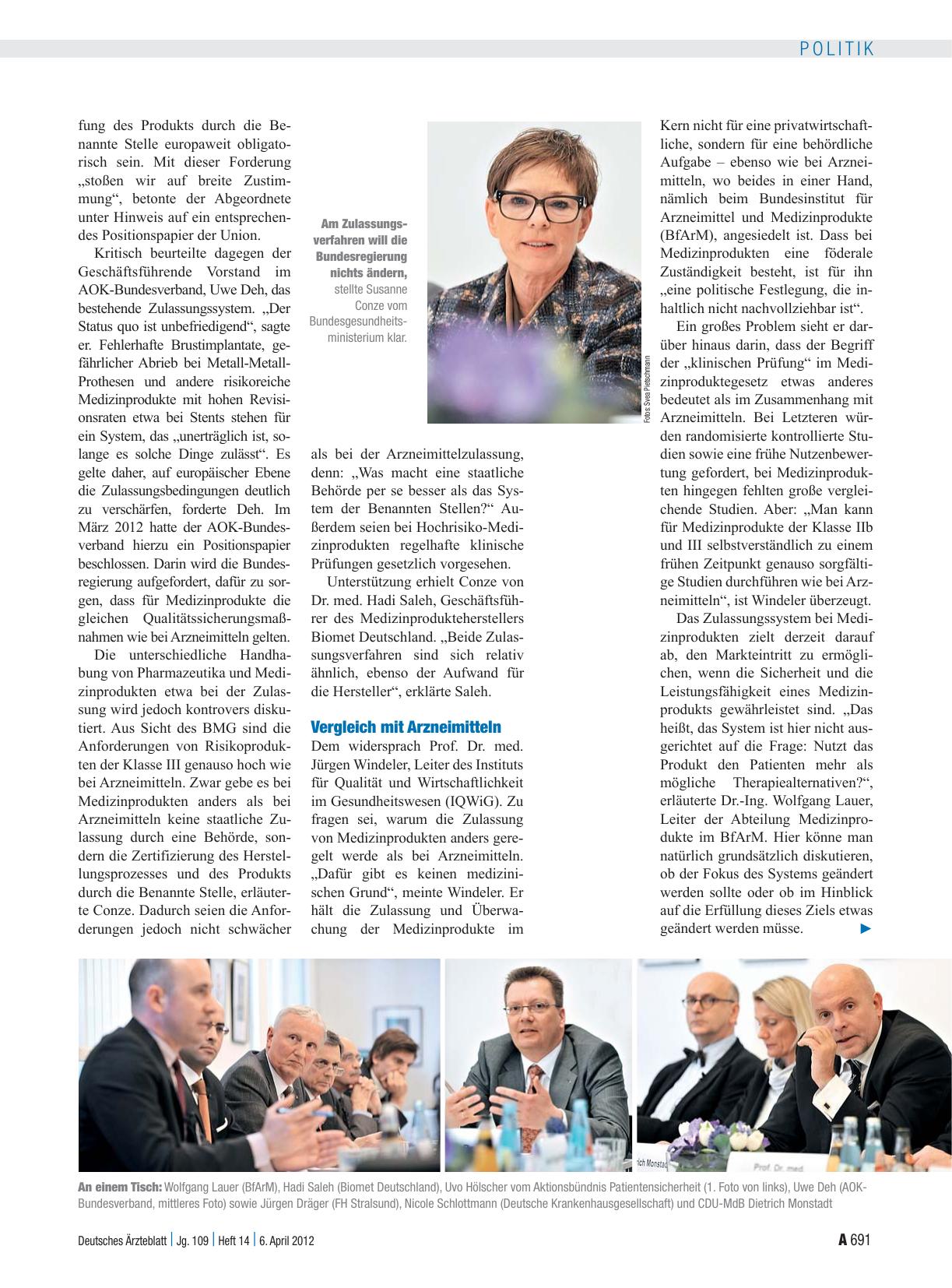 Vorschauseite 2: Medizinprodukte: Kein Systemwechsel in Sicht