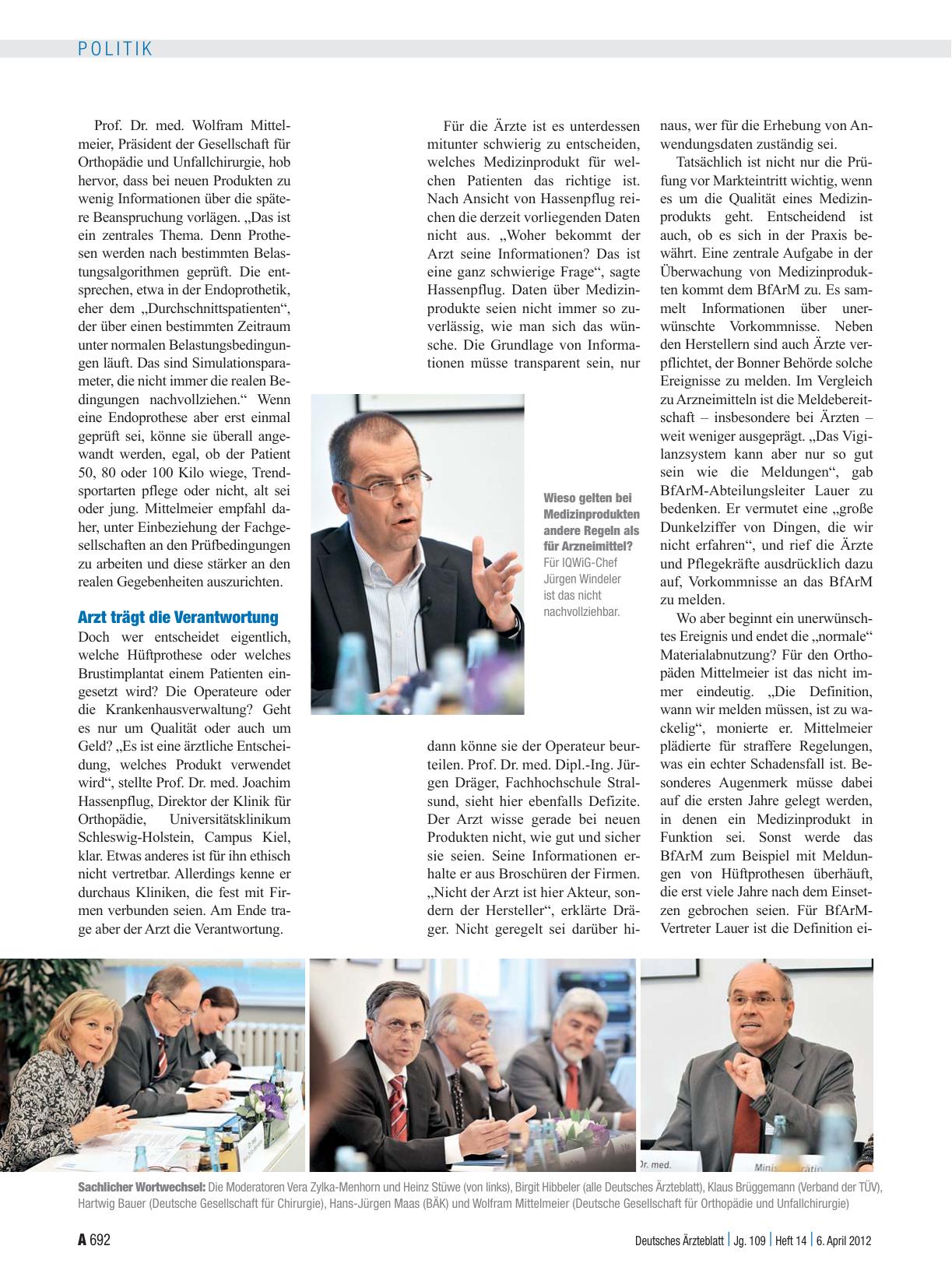 Vorschauseite 3: Medizinprodukte: Kein Systemwechsel in Sicht