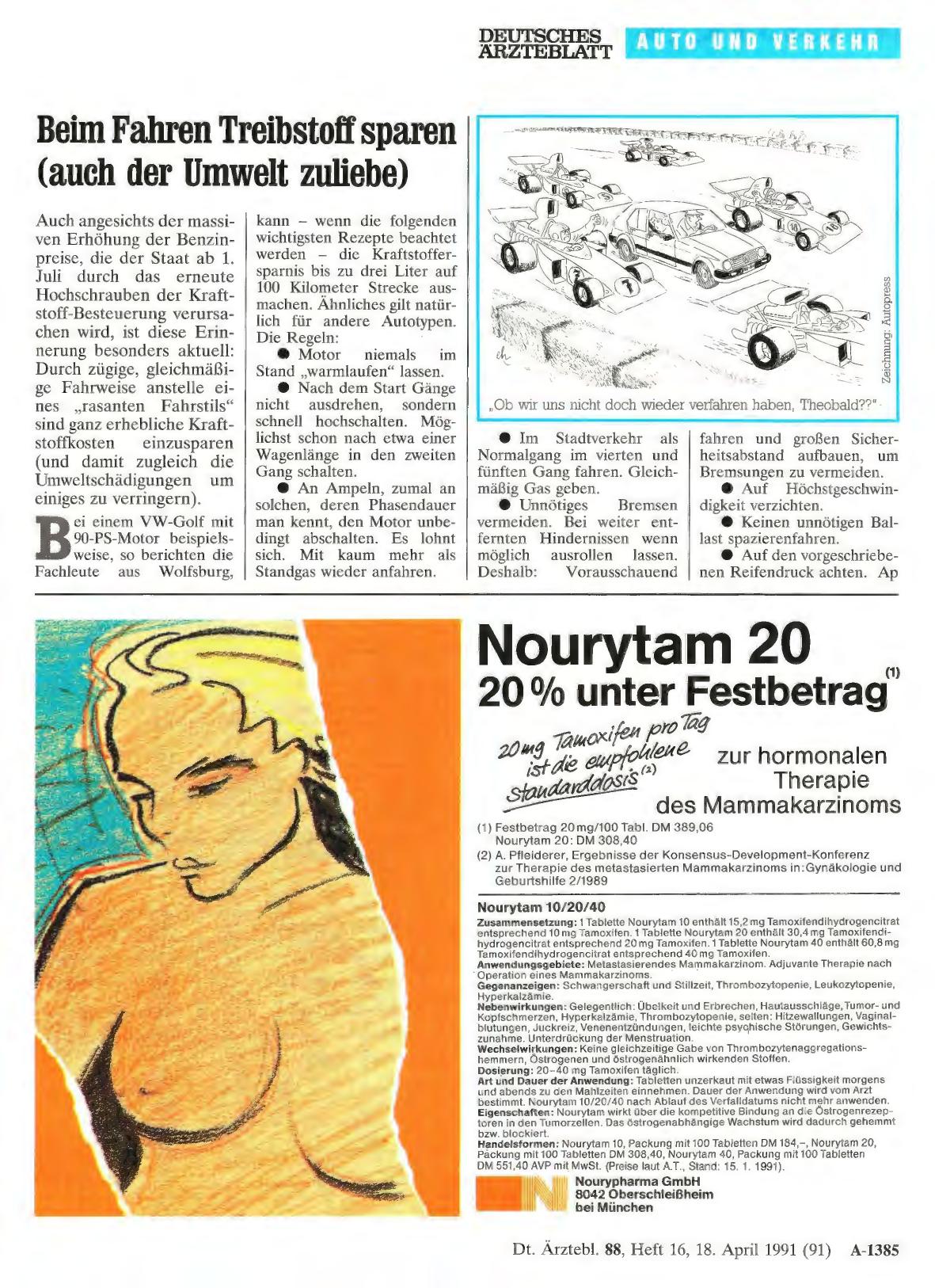 Vorschauseite 1: Beim Fahren Treibstoff sparen (auch der Umwelt zuliebe)