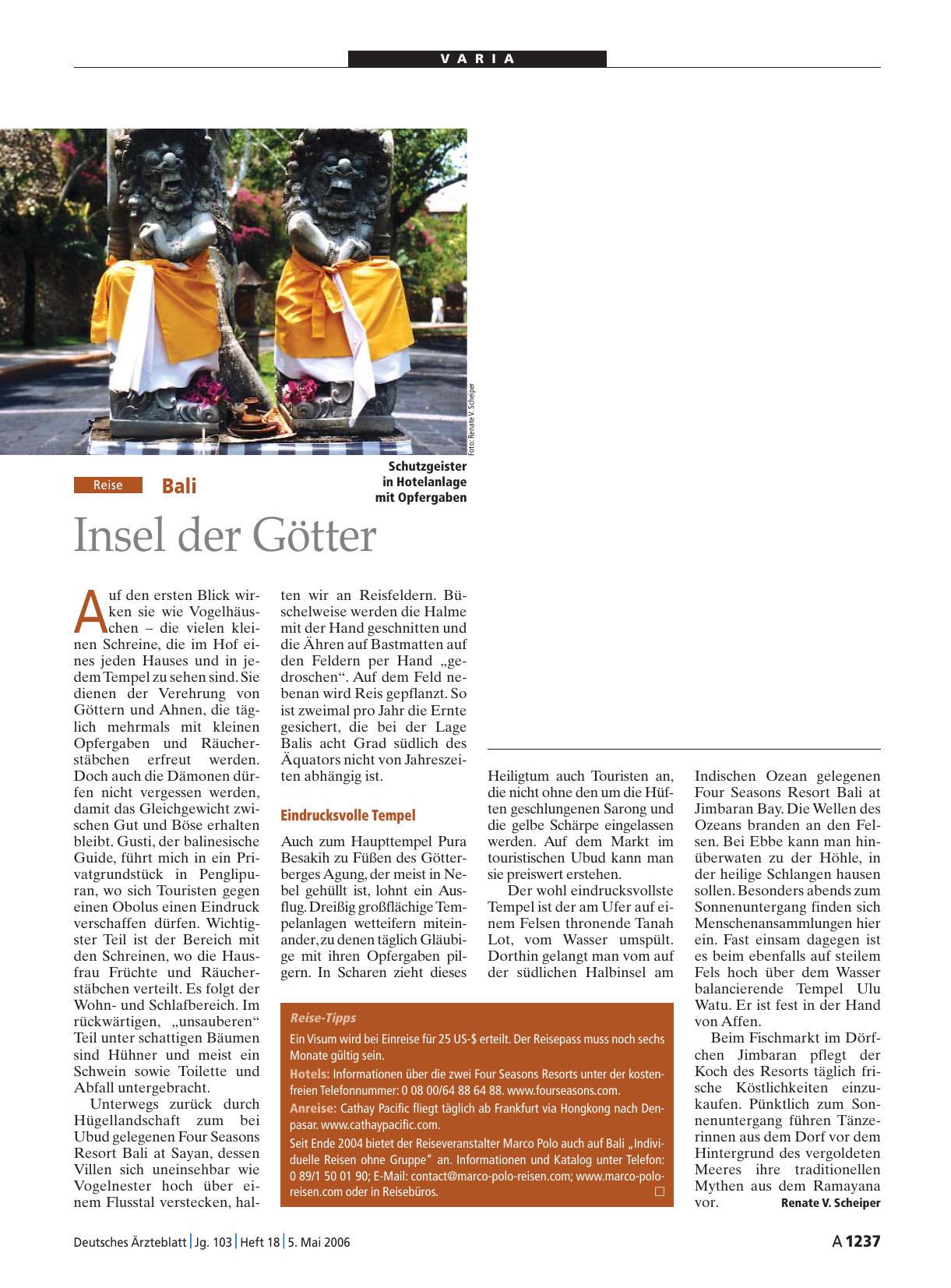 Vorschauseite 1: Bali: Insel der Götter