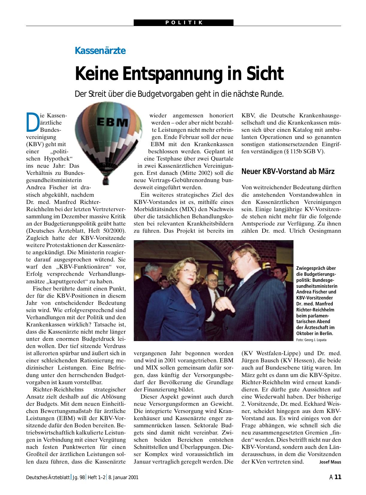 Vorschauseite 1: Kassenärzte: Keine Entspannung in Sicht